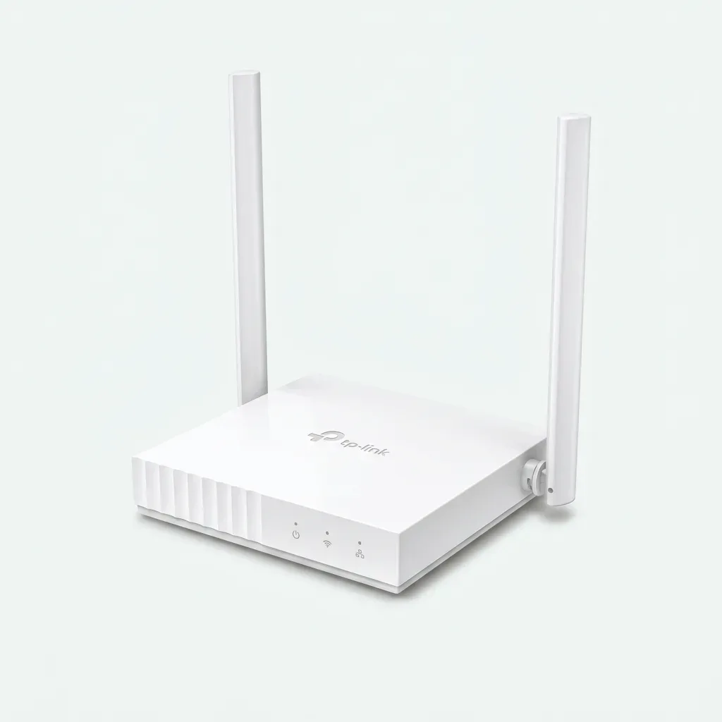 TP-Link TL-WR844N white Wi-Fi router with two external antennas