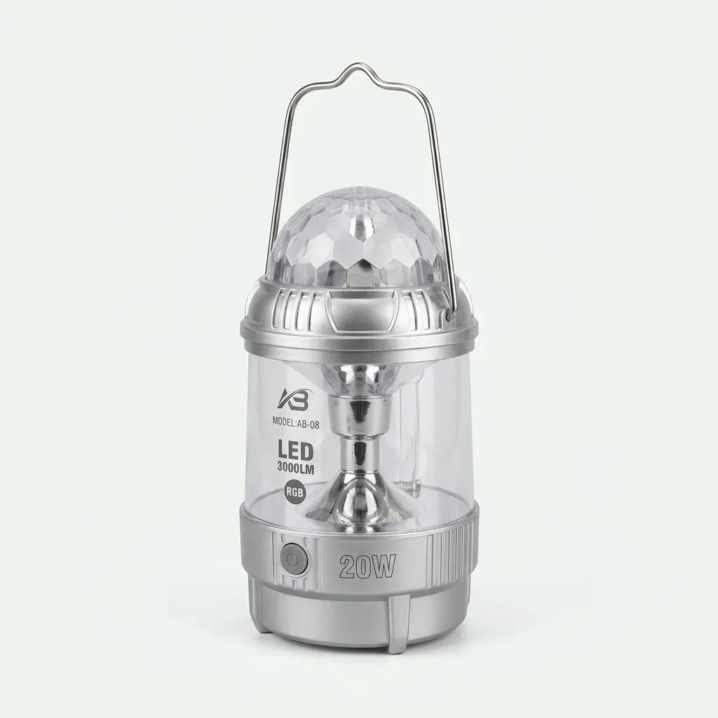 Anban AB-08 20W RGB multifunctional LED stage light with lantern body and hanging handle