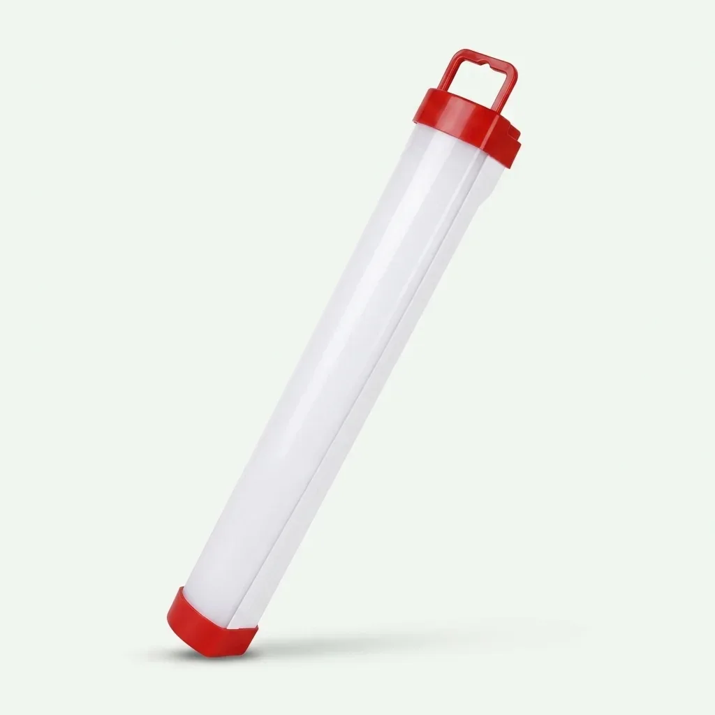 CLASSICON 888 rechargeable LED light with a white elongated lighting panel, red end caps, and a red carrying handle, displayed diagonally on a white background.