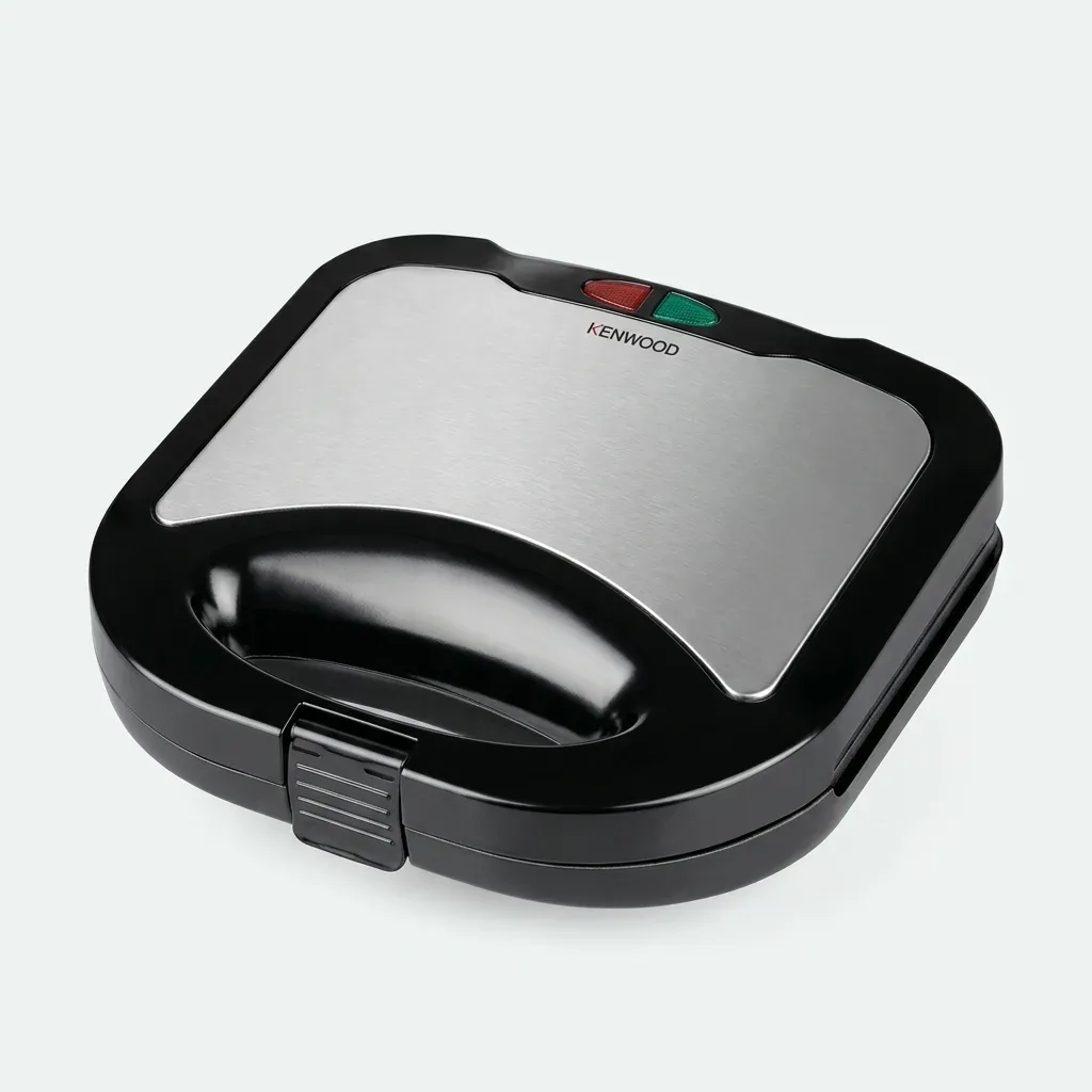Kenwood KW-112 black and stainless steel 2-slice sandwich maker