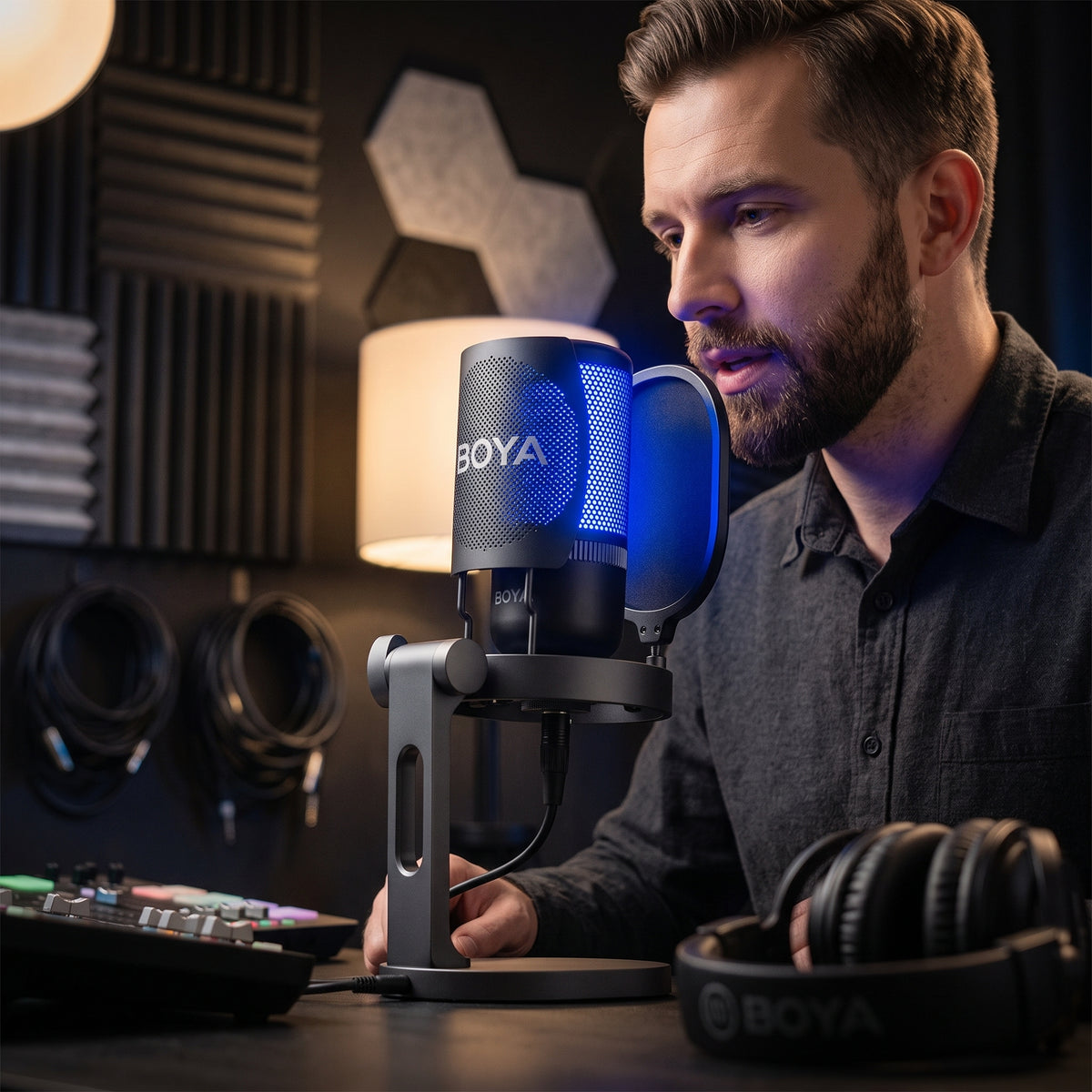 BOYA K3 Desktop Microphone