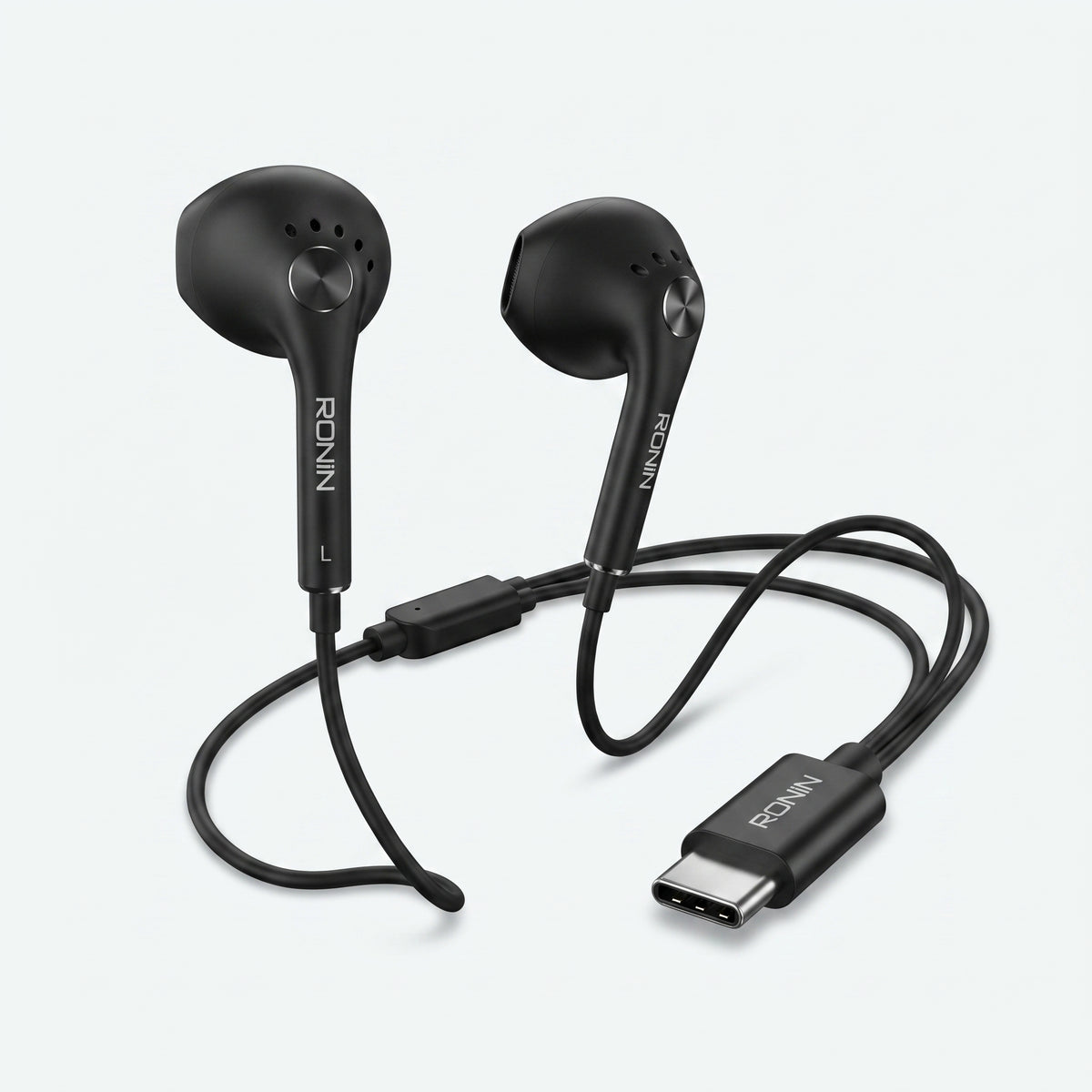Ronin Buzz USB-C Half-In-Ear Earphones