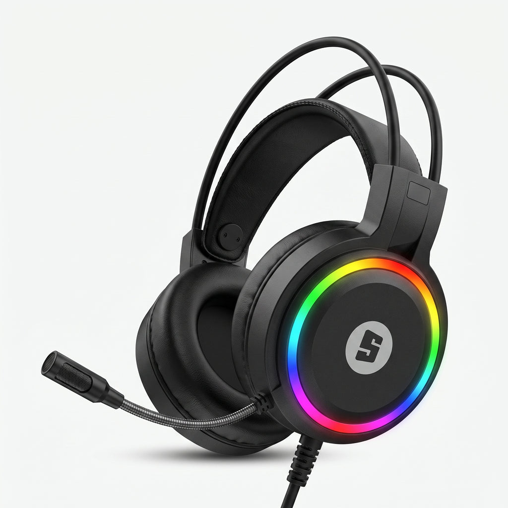 Razor R1 RGB Over-Ear Gaming Headset with 50mm Drivers