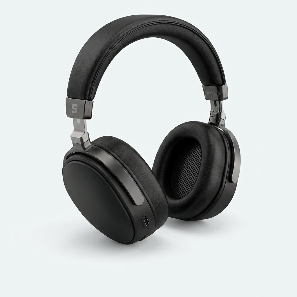 Space Icon IC-67C USB-C Over-Ear Headphones