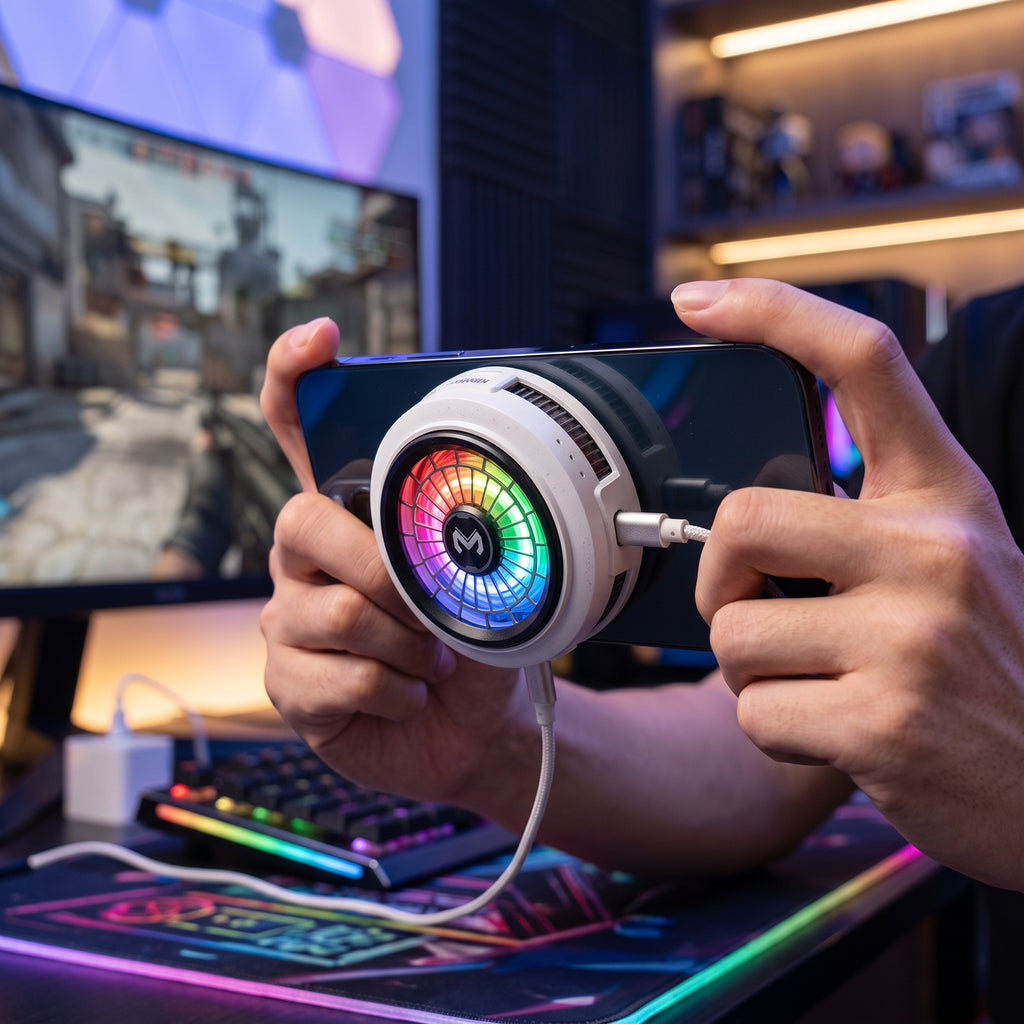 MEMO CX20 RGB Magnetic Phone Cooler