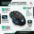 Shuangfeilong G601 7-Button Luminous Gaming Mouse