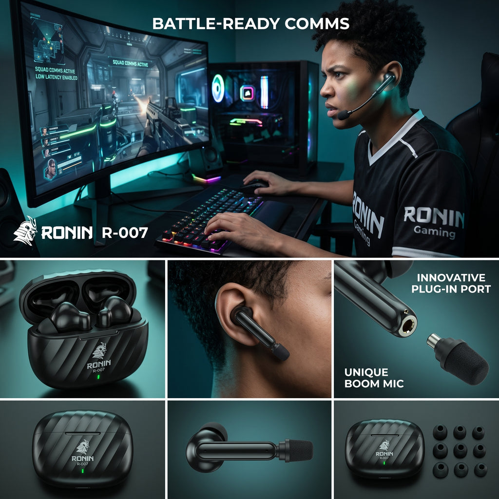 Ronin R-007 Dual-Microphone 3.5mm Gaming Earphones