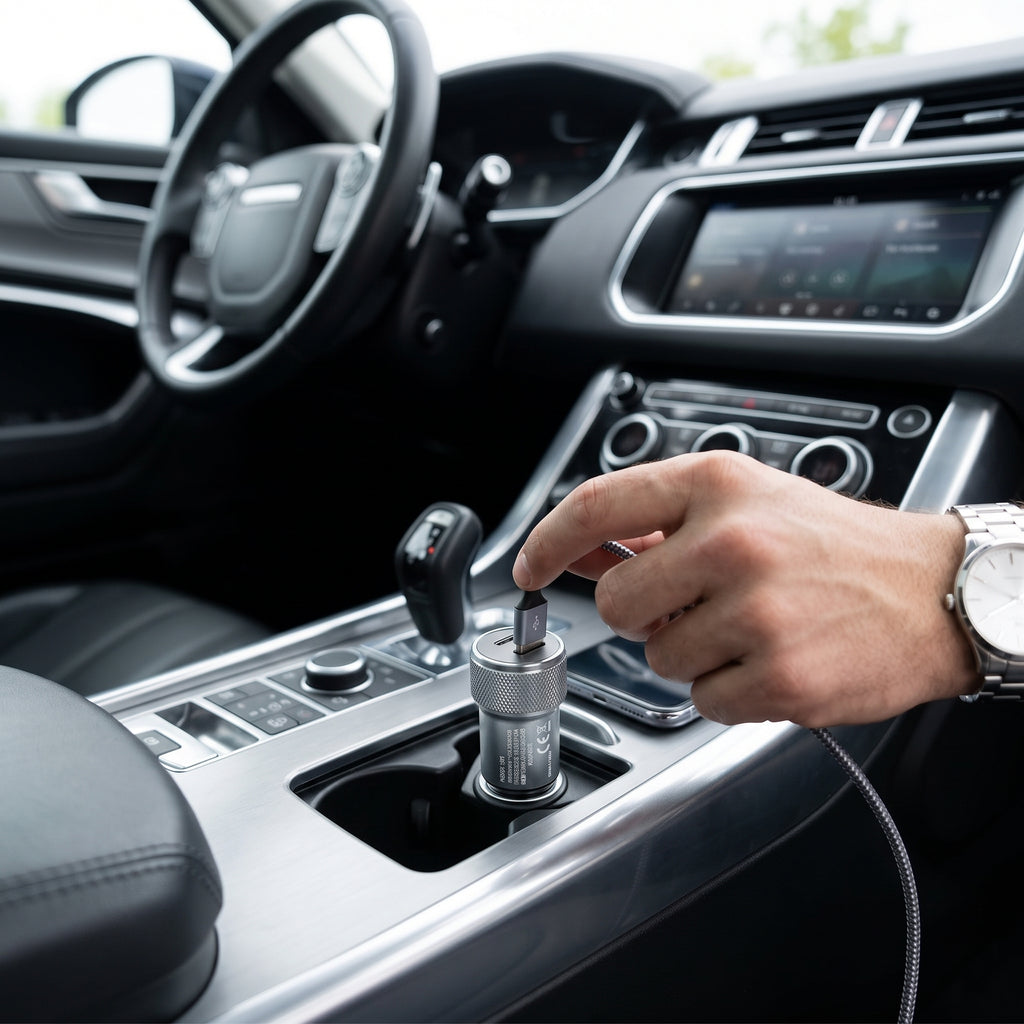 Bulud Dual-Port PD 20W and QC 18W Car Charger