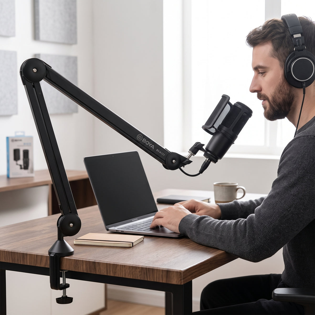 BOYA BY-K171 Adjustable Microphone Boom Arm