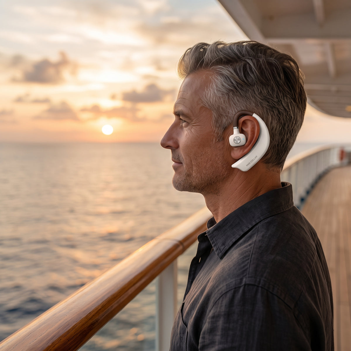 WY-05 Ring Collar ANC Wireless Mono Headset