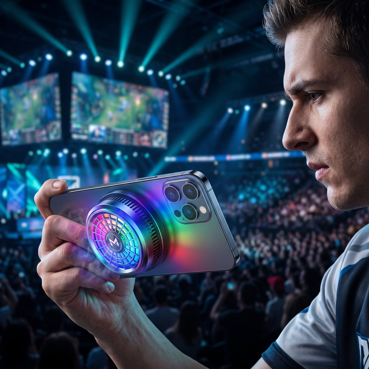MEMO CX20 RGB Magnetic Phone Cooler