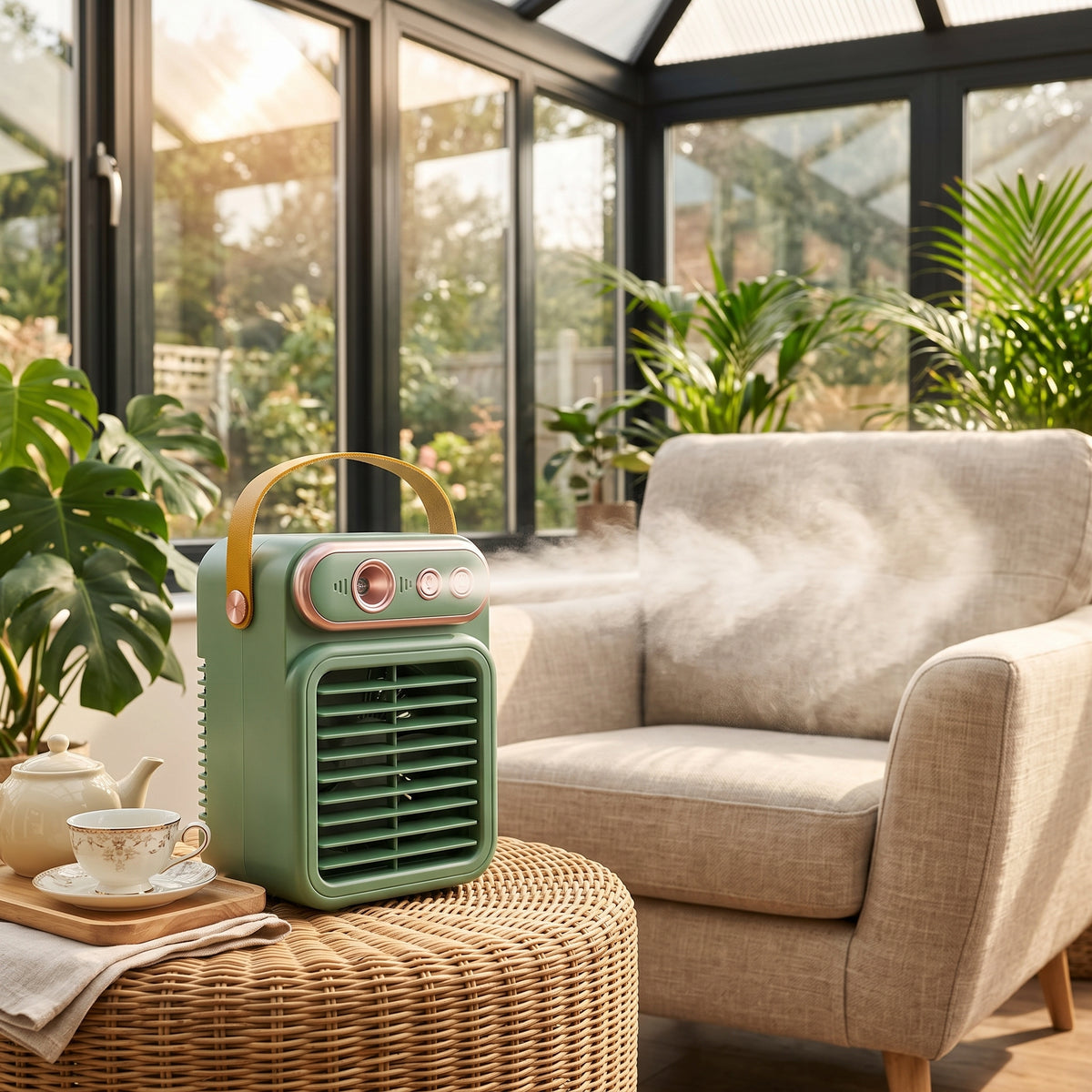Rechargeable Retro Spray Fan