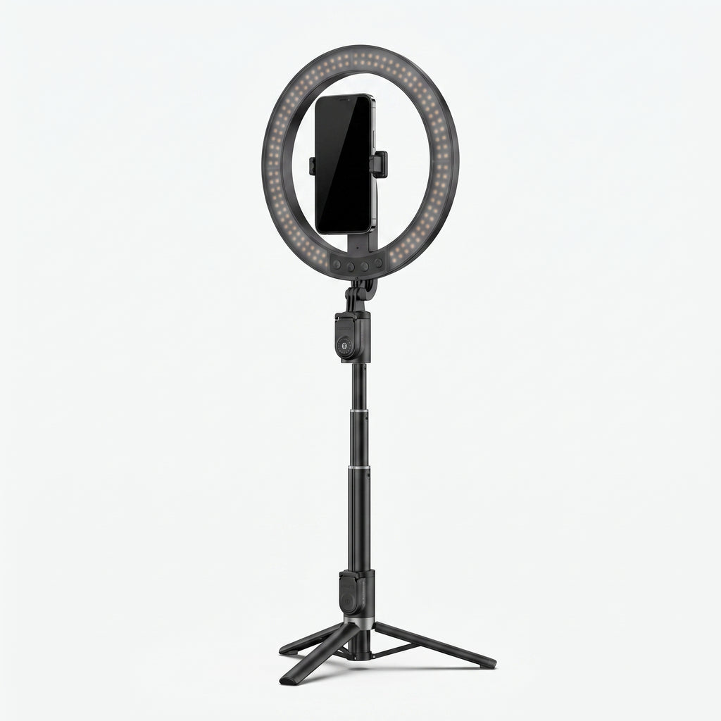 P220-Q 2.3m Ring Light Selfie Stick and Tripod