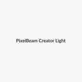 Compact creator video light on a clean studio background