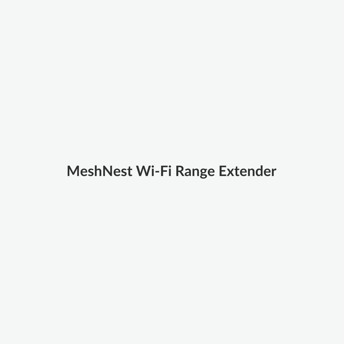 Compact Wi-Fi range extender on a clean studio background