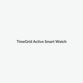 Modern square smart watch on a light studio background