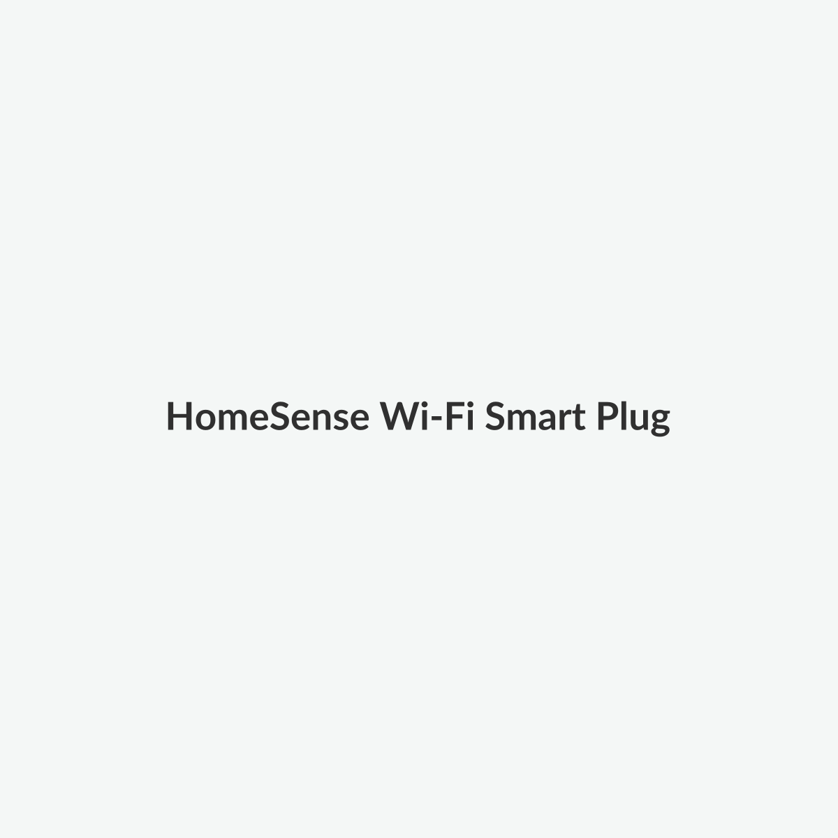 Compact Wi-Fi smart plug on a light studio background