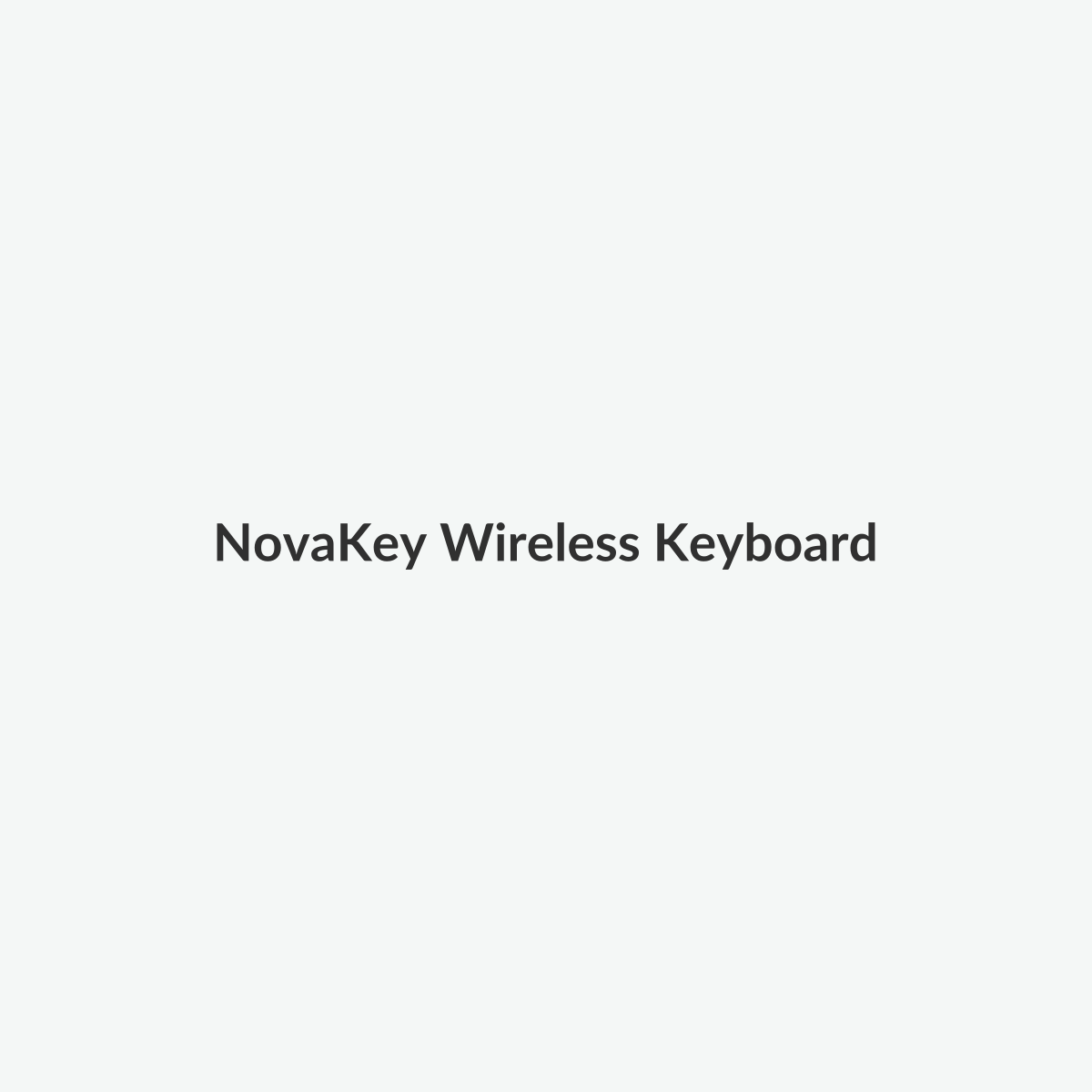 Compact wireless keyboard on a clean light background